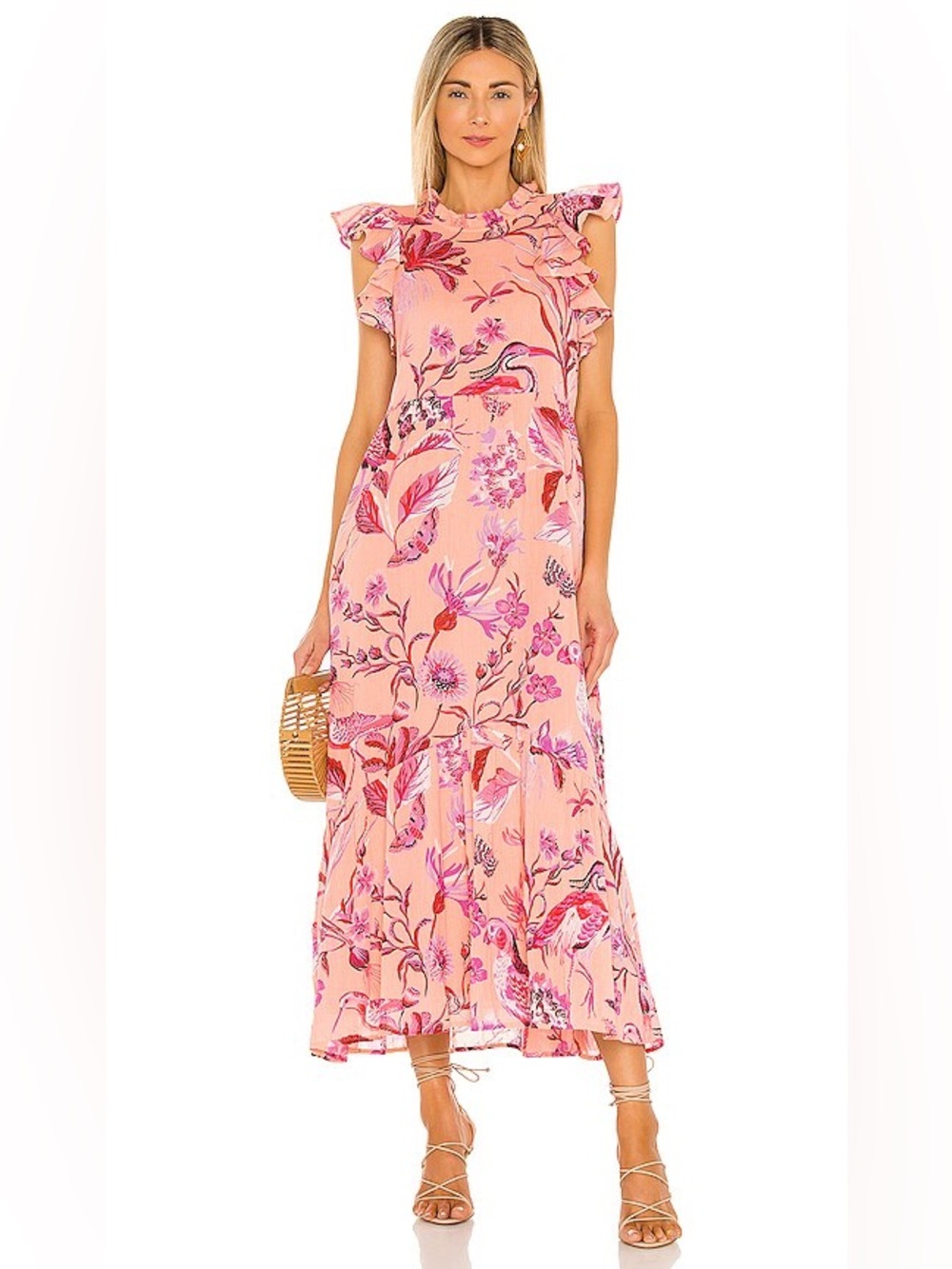 Banjanan Hanna Dress in Jubilee Apricot Blush